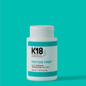 New and Sealed K18 Biomimetic Hairscience Peptide Prep Detox Shampoo 53mL